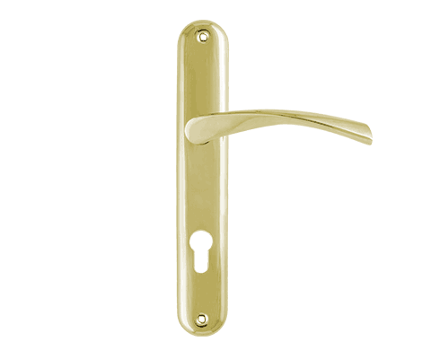 Ручка на планке "NORA-M" 100-85мм (золото)