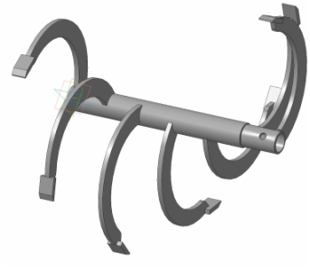 Фреза-культиватор ЭКО МБ Форза,Ока,Каскад,спираль ЭФМБС30.470.310