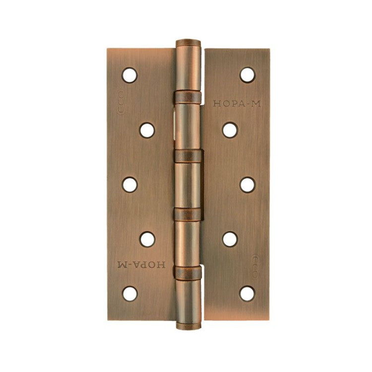 Петля накладная "NORA-M" 5"-4ВВ FHP-ECO (125х75х2,5) АС (медь)