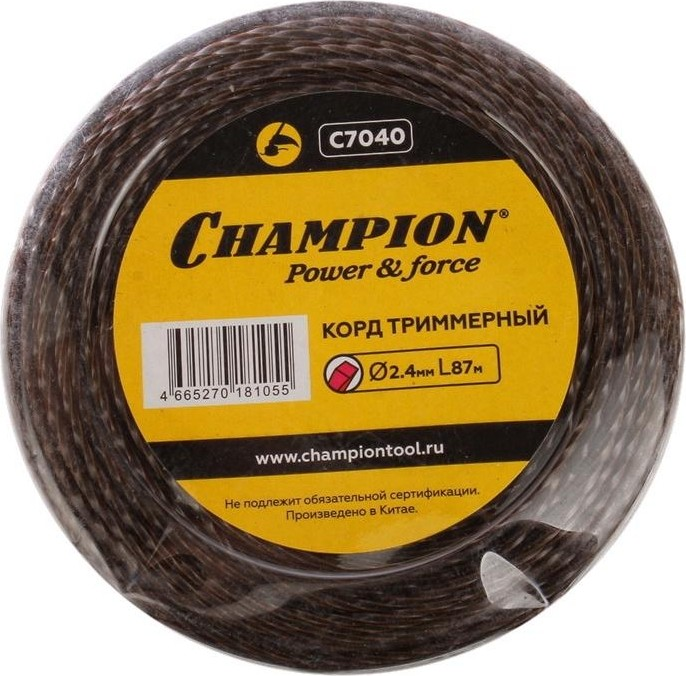Корд трим.CHAMPION Magic 2.4мм* 87м (витой квадрат)