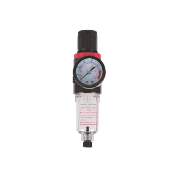 Фильтр-регулятор с манометром, 1/4В, 0-8бар