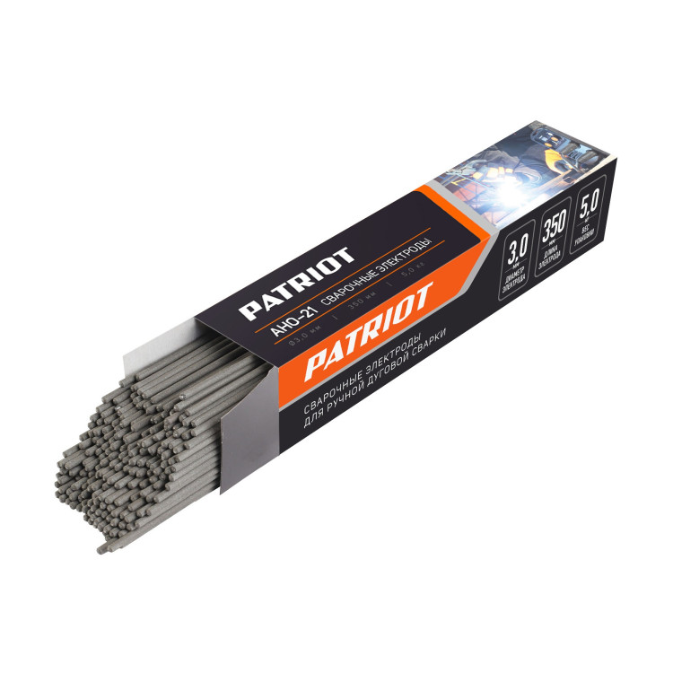 Электроды сварочные PATRIOT AHO-21 (3х350 мм, 5 кг)