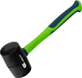 Киянка резиновая 680г. черная стеклопластик. рукоятка, Сибртех