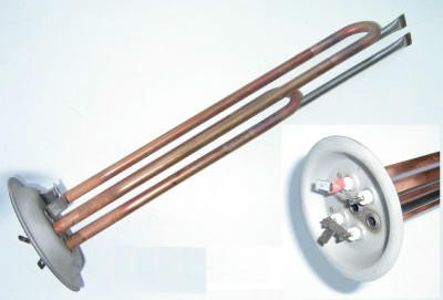 Нагрев. элемент 1,0кВт (0,65+0,35кВт) M6/33+51см RFØ92 медь, 2-датчика 122441/353260