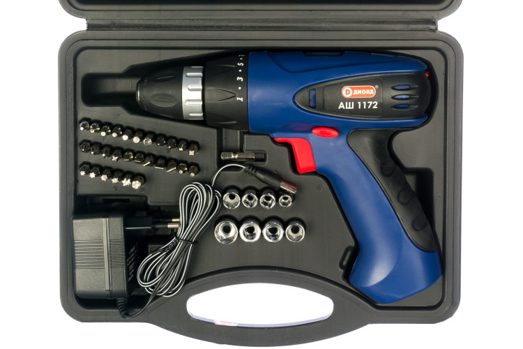 Аккумуляторный шуруповёрт Диолд АШ-1172