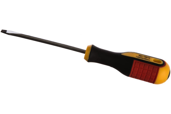 Отвёртка шлиц 5,5 х100мм трёхкомп. ручка ЭНКОР 19612