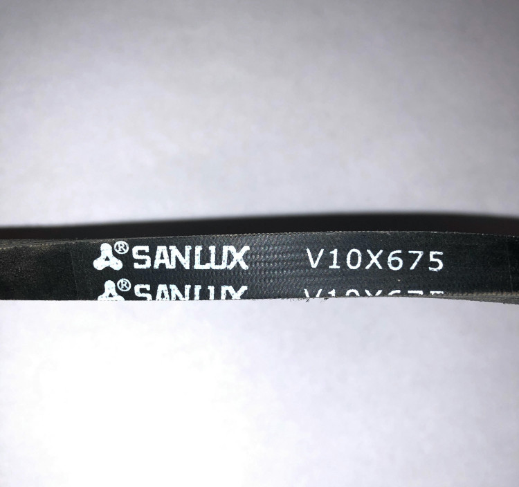 Ремень клиновой V10x675 привода шнека/привода хода
