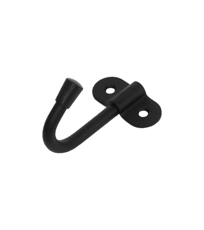Крючок вешалка "Домарт" одинарный (черный)
