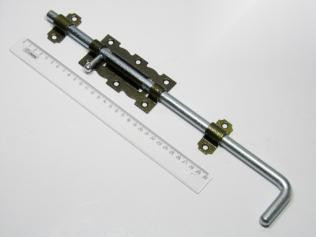 Задвижка дверная НОЭЗ ЗД-110-УД-SL ст.бронза/цинк (30)