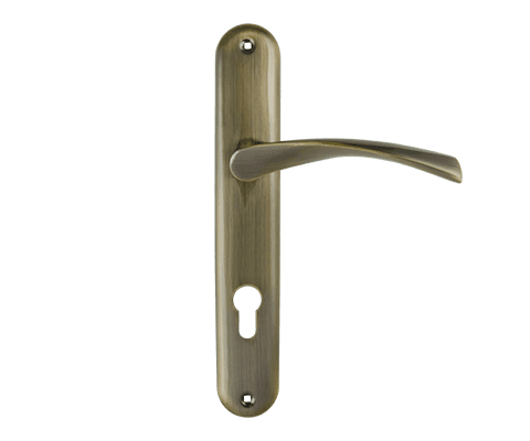 Ручка на планке "NORA-M" 100-85мм (ст.бронза)