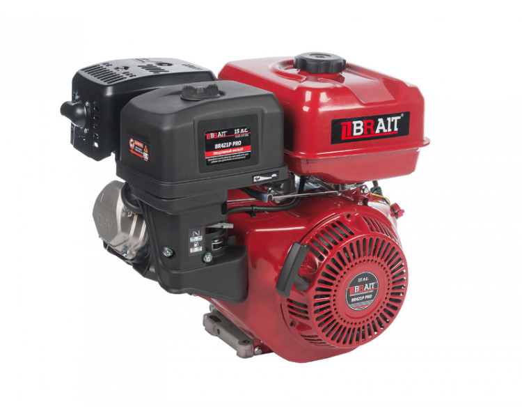 Двигатель BRAIT-421P (18A) PRO | 15 л.с. | шкив 25мм