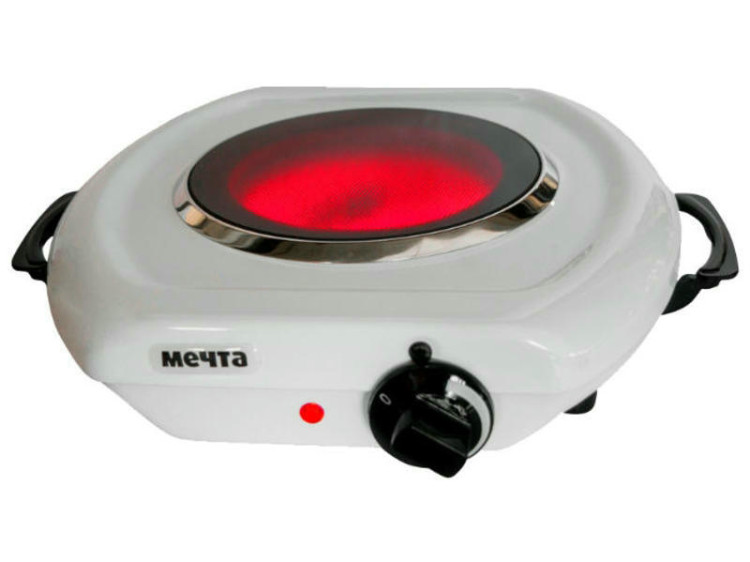 Электрическая настольная плита "Мечта-112П" 1.0квт.1-комф. стеклокерамика
