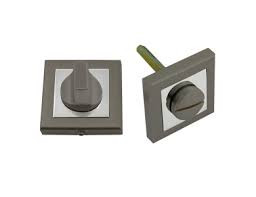 Накладки под фиксатор "NORA-M" НФ-К (графит) квадратный