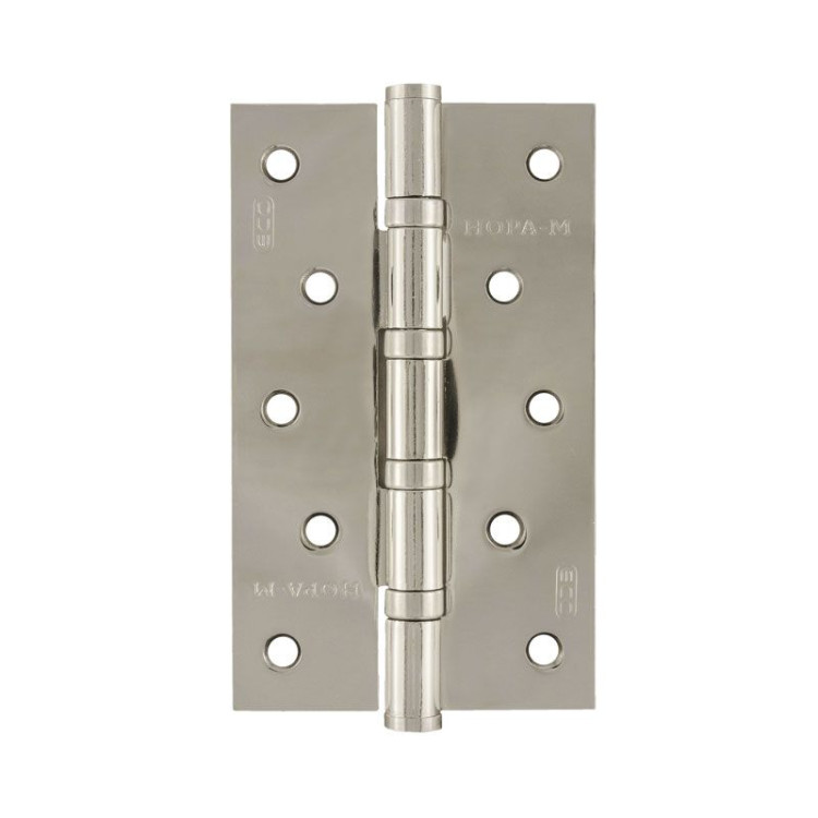 Петля накладная "NORA-M" 5"-4ВВ FHP-ECO (125х75х2,5) СР (хром)