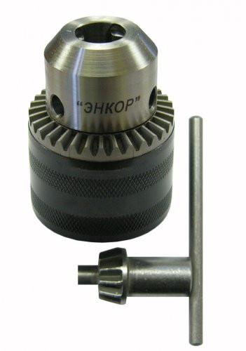 Патрон сверл. с ключом 1,5-13мм, 1/2"х20UNF.Энкор