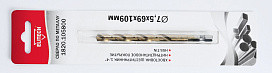 Сверло по металлу 7,5х69х109мм,HSS-TIN, 1шт,хв-шестигранник 1/4",блистер