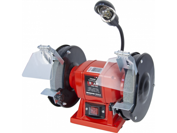 Точильный станок (точило) BRAIT BSM-150А с лампой