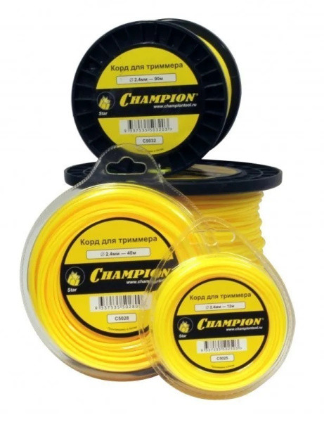 Леска 3.0мм, 164м, без кассеты, для трим., ЗВЕЗДА CHAMPION