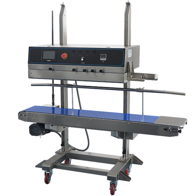 Вертикальный конвейерный запайщик FRP-1120LD (SS) (нерж., каплеструйный принтер)