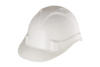 Каска защитная из ударопрочной пластмассы, белая (1190-2)