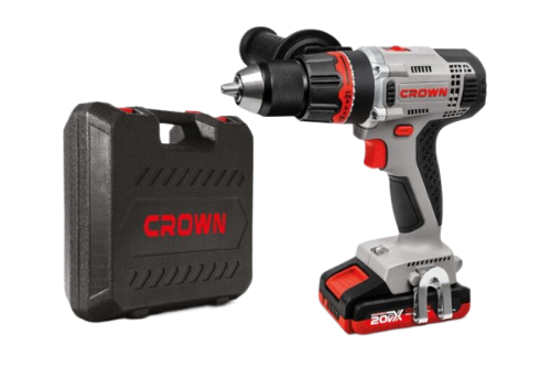 Аккумуляторная дрель-шуруповерт CROWN CT21076HMX-2 BMC