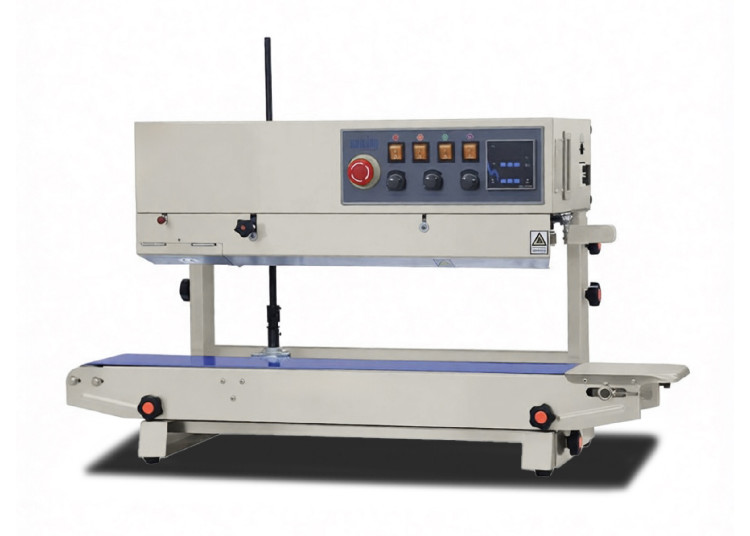 Роликовый конвейерный запайщик вертикальный FRBM-810II