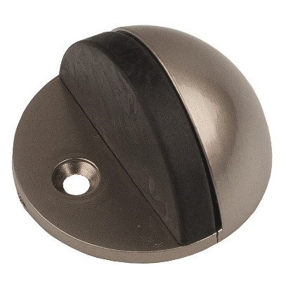 Ограничитель двери напольный "TRODOS" "3054" BN (черный никель) Н=24, доп. фиксация в пол