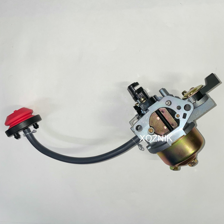 Карбюратор в сборе с подкачкой 182F-188F (GX-340-390) с бензокраном