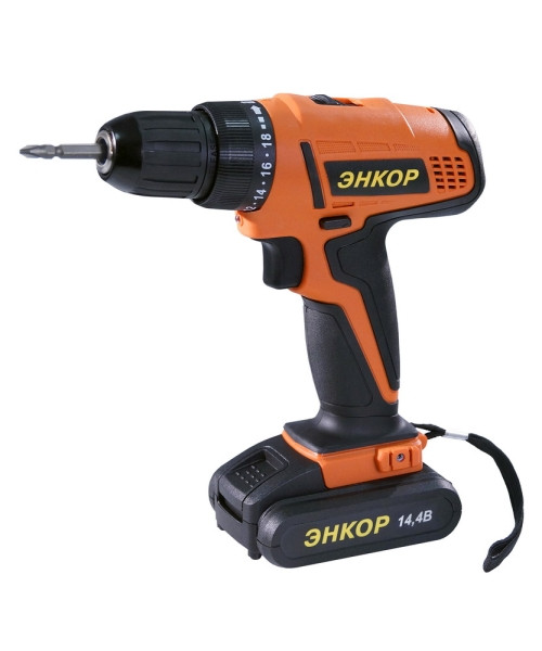 Дрель-шуруповёрт аккамуляторная ЭНКОР ДША-2-14ЭР/Л10Li 50025
