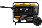 Генератор CHAMPION GG7001EW (6.8/7,5кВт,17лс,25л,88кг, эл.старт колеса,счетчик)