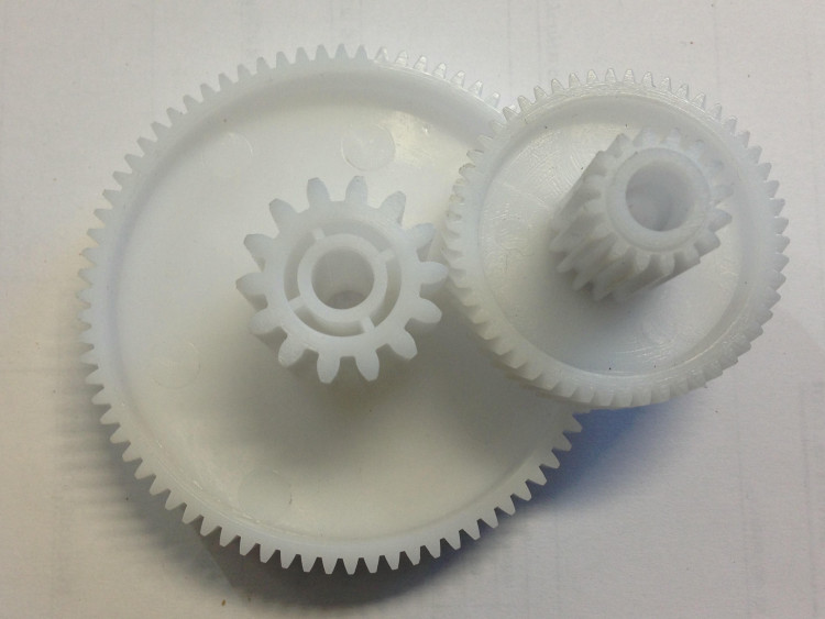 Комплект шестерёнок к электромясорубке SUPRA из 2х шт SP002