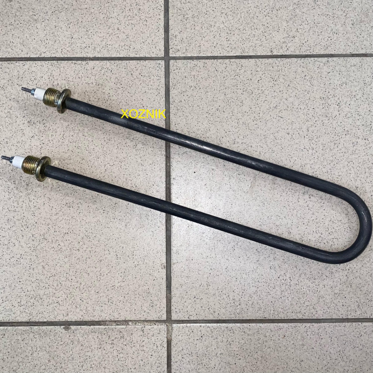 ТЭН для воды 3,5кВт углерод. сталь L=78см ф7 ширина=73мм, штуцер Ø1/2