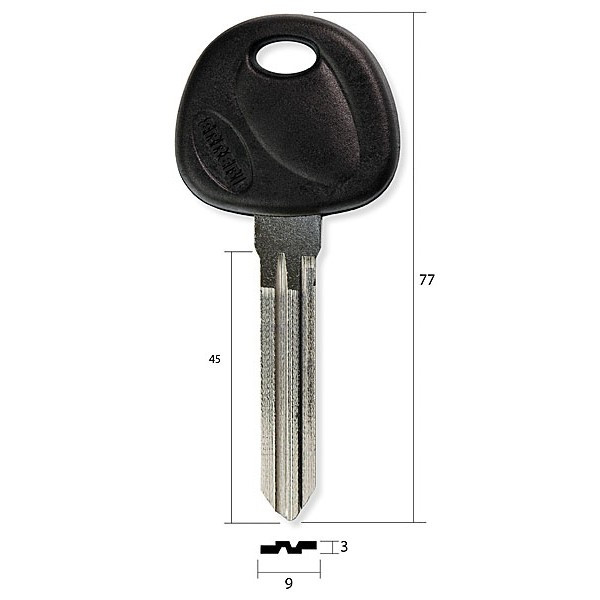 Заготовка для ключа KIA4P_HY11P1 KHP