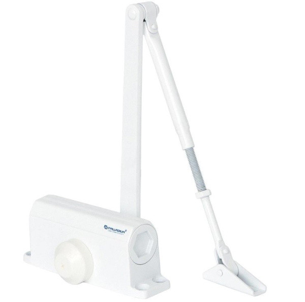 Доводчик 1025 ST (15-25кг )белый"PALLADIUM"