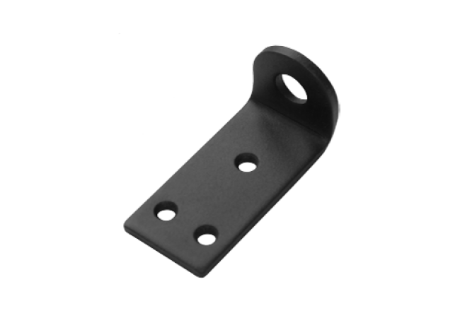 Проушина "Домарт" усиленна угловая 80х45х40 (толщ. 5мм) (черный) (50)