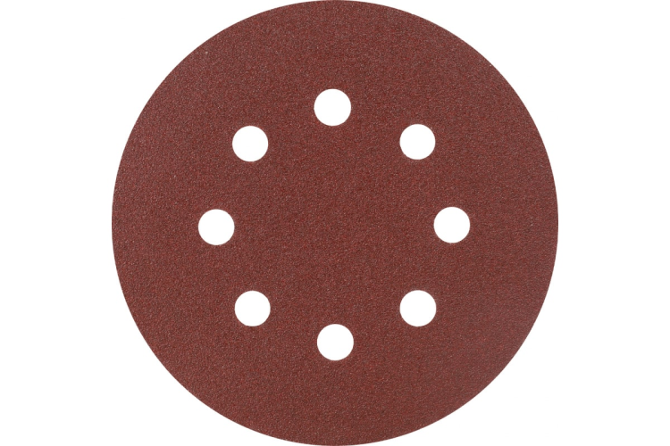 Круг шлифовальный PATRIOT 125мм, Р100, 8 отверстий, на липучке, 5шт