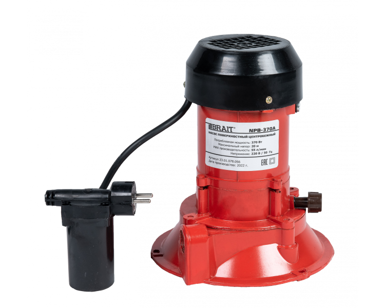 Насос поверхностный центробежный BRAIT NPВ-370A