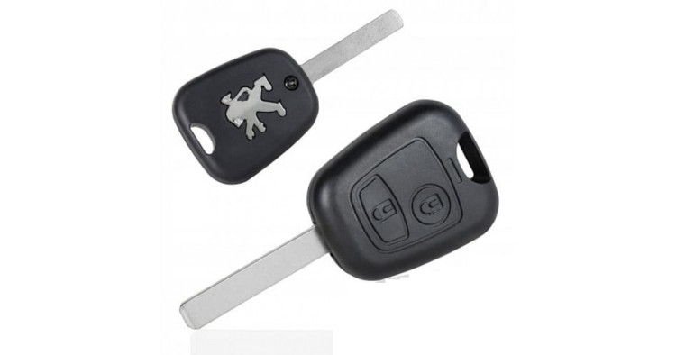 Заготовка для ключа Peugeot307 (VA2) 2 кн. ремкомплект