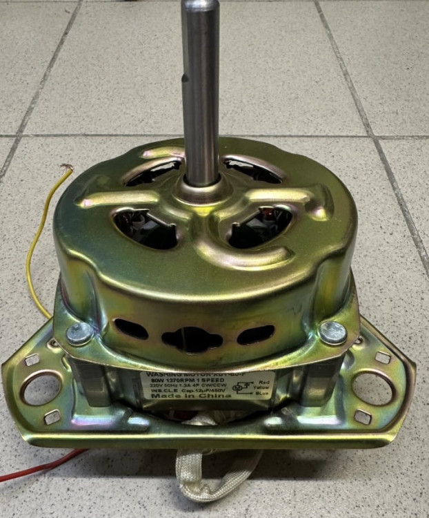 Двигатель центрифуги Evgo YYG- 80 Ø12мм 80w длин./вал