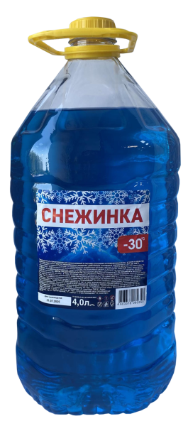 Незамерзающая жидкость Снежинка 4л (-30С)