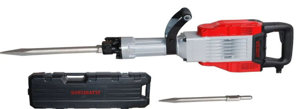 Молоток отбойный SDS max 1500 Вт, 25 Дж, 0-2000 част. уд., кейс, оснастка, 11кг