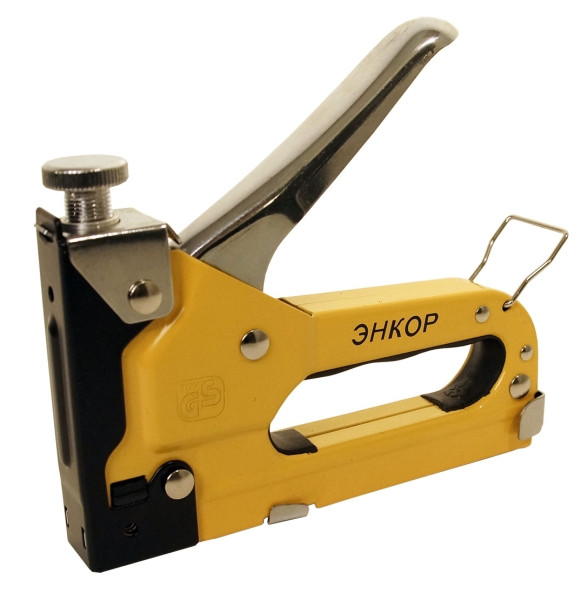 Скобозабиватель, скоба 53/4-14мм, металлический, рег. силы удара Энкор