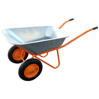 Тачка строительная 2 колесная 250кг/100л, Оранж 3,25*8