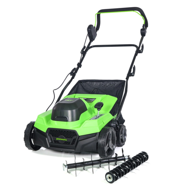 Аэратор-скарификатор аккумуляторный Greenworks GD40SC38II (2517607UB)