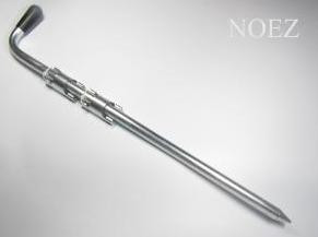 Фиксатор засов ворот вертикальный НОЭЗ ФЗВ 700х22