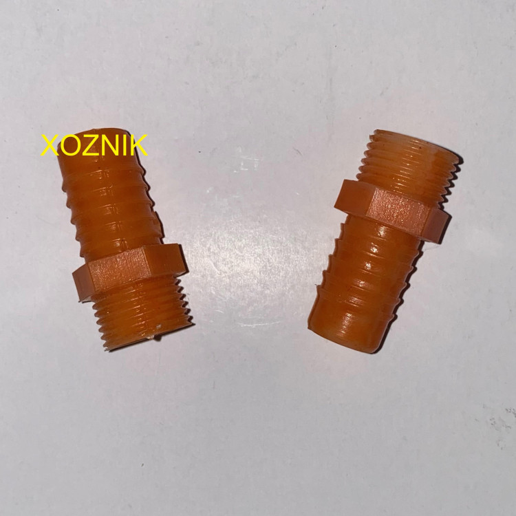 Соединитель для шланга н/резьба 1/2 (ёрш - мини)