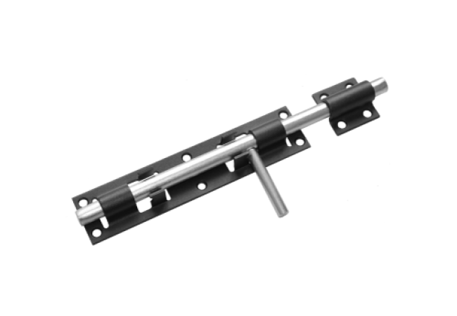 Засов &quot;Домарт&quot; дверной ЗД-300 d-16мм (черный) (5)