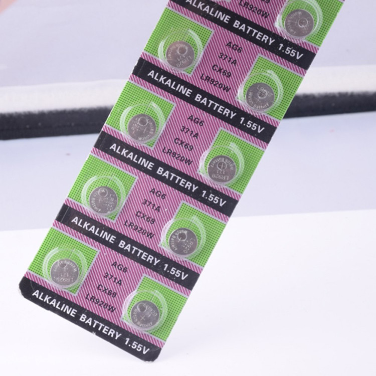 Батарейки TMI Alkaline AG6 (LR920 371 SR920 171) BL-10