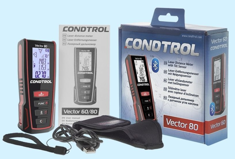 Лазерный дальномер CONDTROL Vector 80