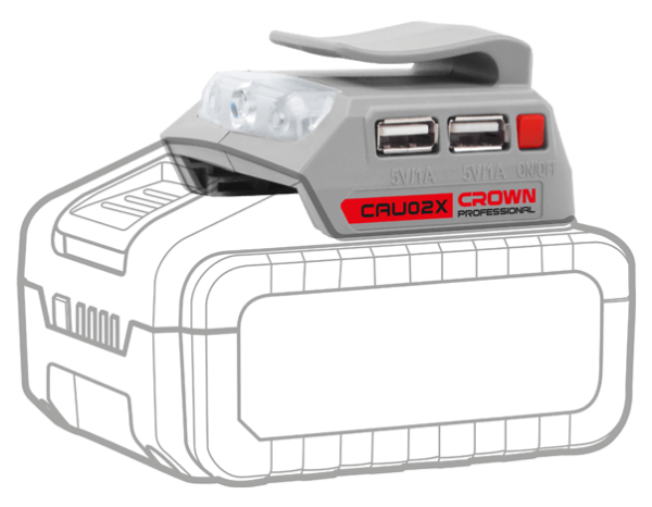 Зарядное устройство CROWN CAU02X